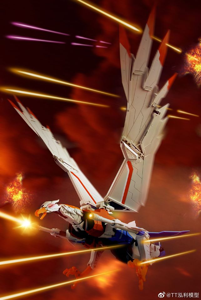 TT HONGLI PF-01 RED FALCON レッドファルコン Transformed Toy TT Hongli Model PF-01 Red Falcon Red Spider